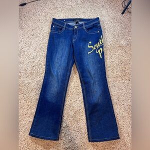 Women’s‎ SouthPole embroidered flare jeans size 11